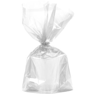 2 metres x 80cm cellophane INERRA Regalo/Cesto Confezione Kit 2 Metri Pellicola Trasparente Wrap Bianco 14 Asola Fiocco 7 Piegato 